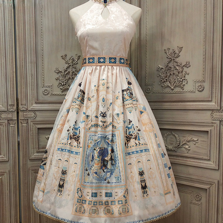 Egypt Style Lolita Backless Neck Dress