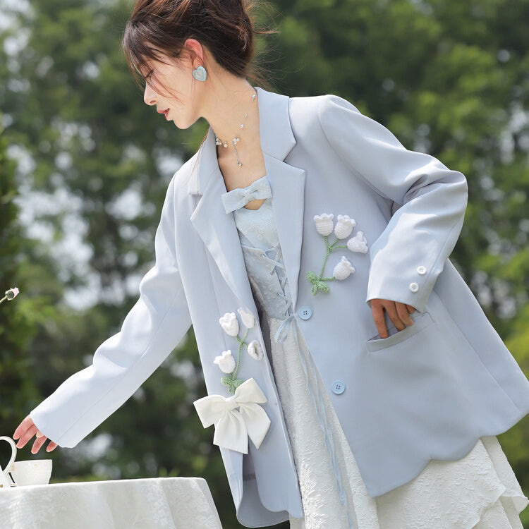 Autumn Sweet Campanula Suit Coat S22382