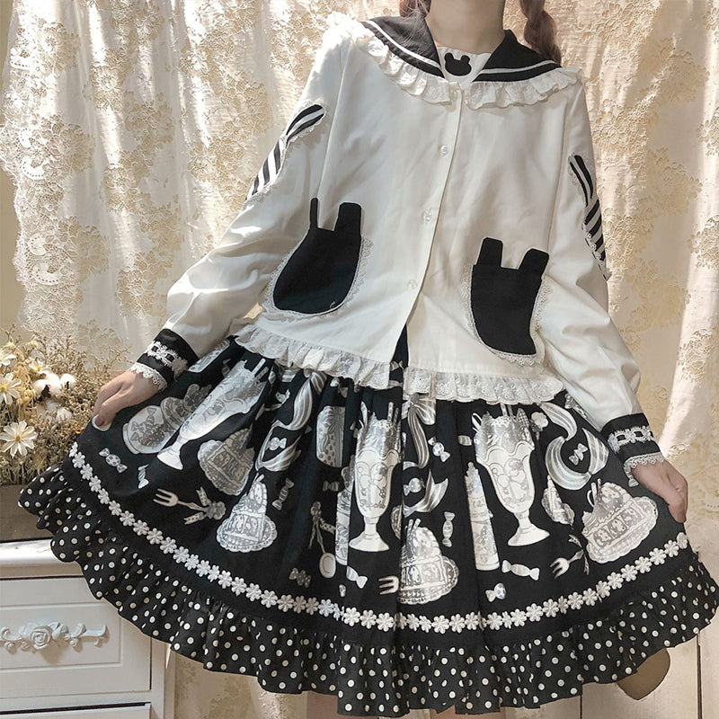 Lolita Sweet Girl Lovely JK Top