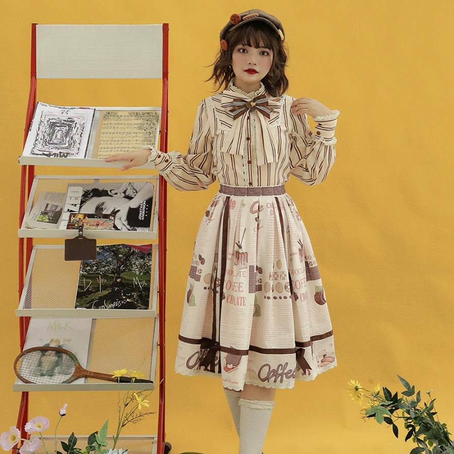 Chocolate Daily Sweet Lolita Medium Skirt