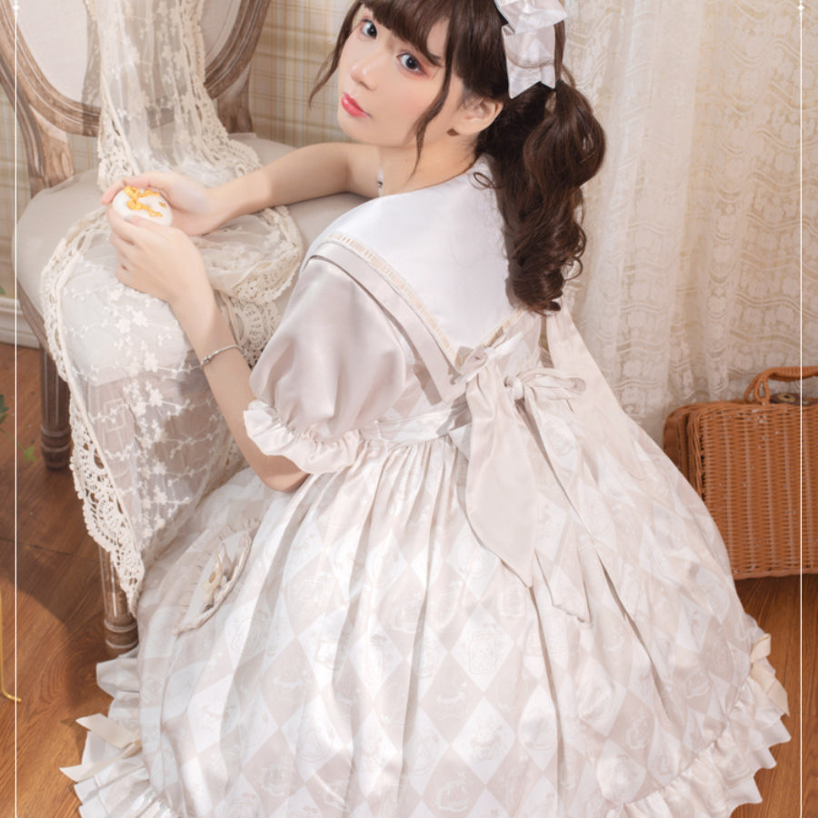 Alice Lovely and Soft Lolita Short Sleeve Dress