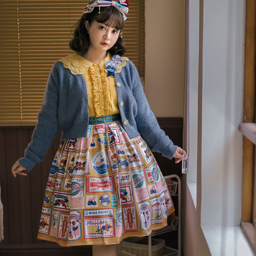 American Style Vintage Daily Lolita Skirt