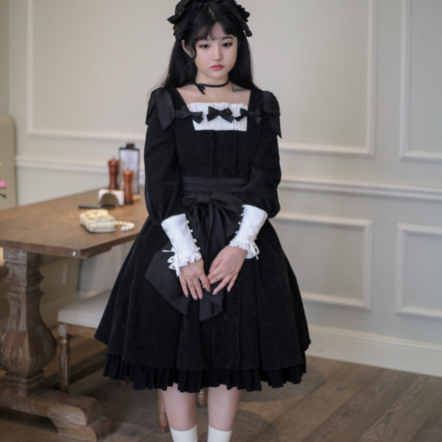 Lovely Elegant Lolita Large Size Slim Dress