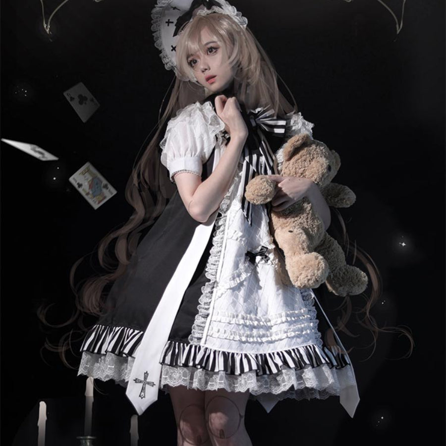 Magician Gothic Lolita Long-sleeved Dress S22496