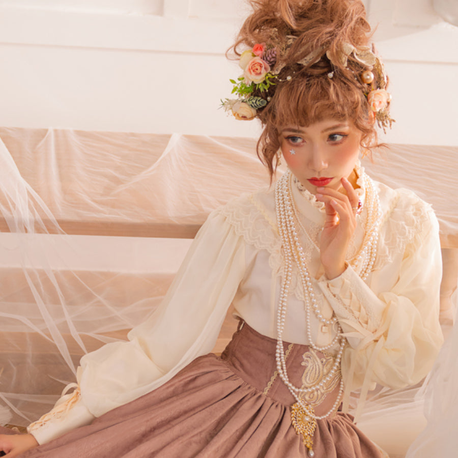 Elizabeth Elegant and Vintage Lolita Long Sleeve Shirt