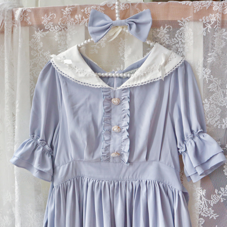 Elegant and Vintage Lolita Slim Dress