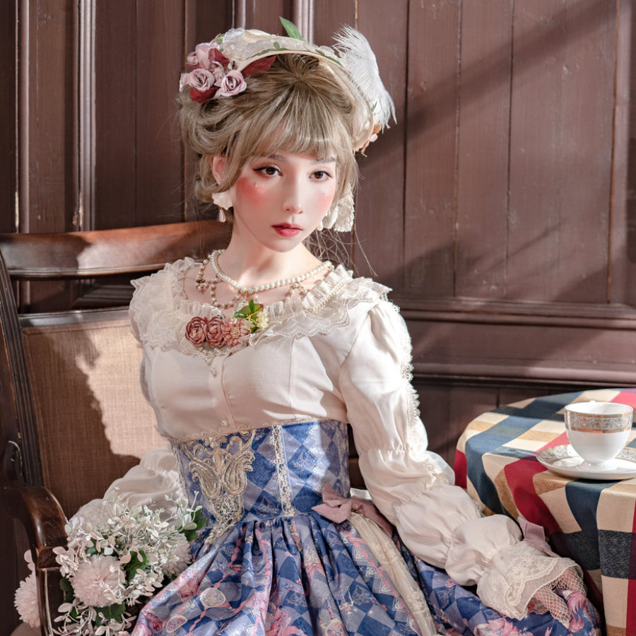 Elizabeth Elegant and Vintage Lolita Long Sleeve Shirt