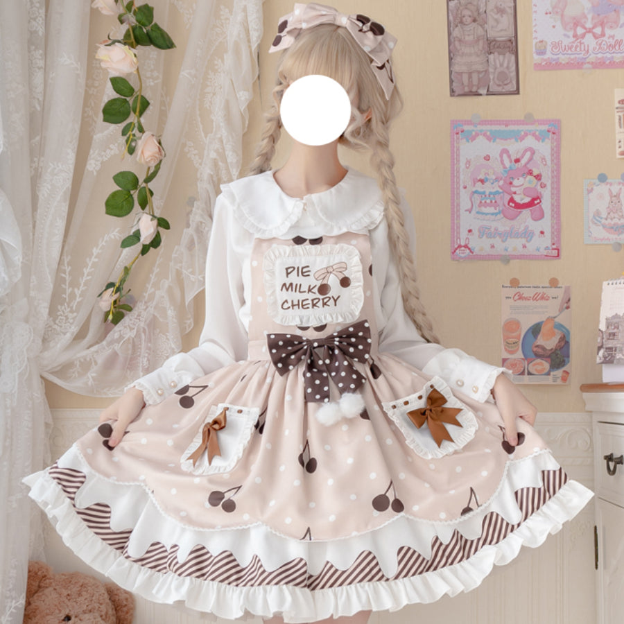 Daily Sweet and Lovely Cherry Lolita Jumper Skirt