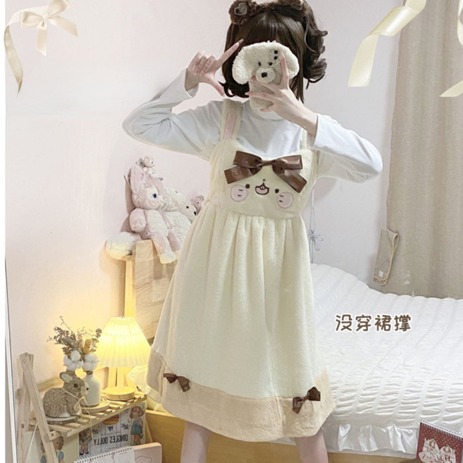 Sweet and Lovely Lolita Woolen Jumper Skirt