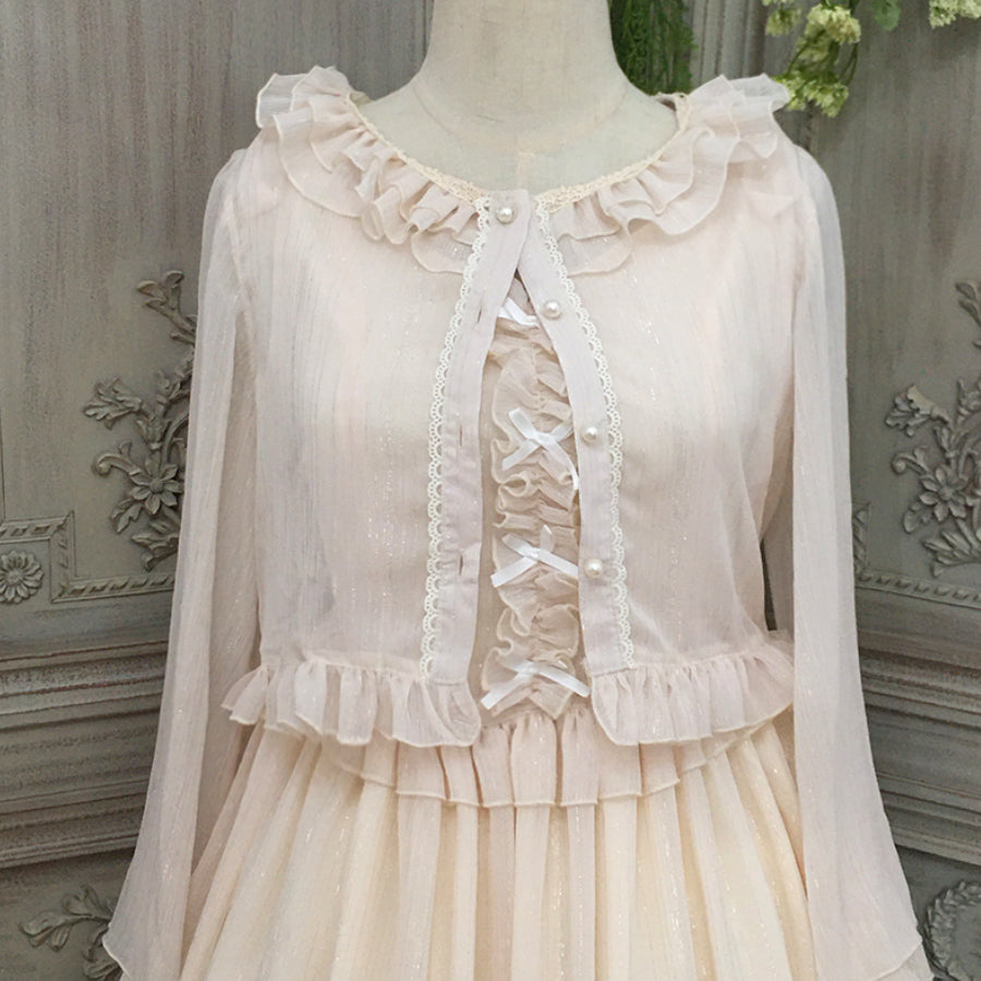 Elegant Lolita Lace Long Sleeve Sunscreen Shirt