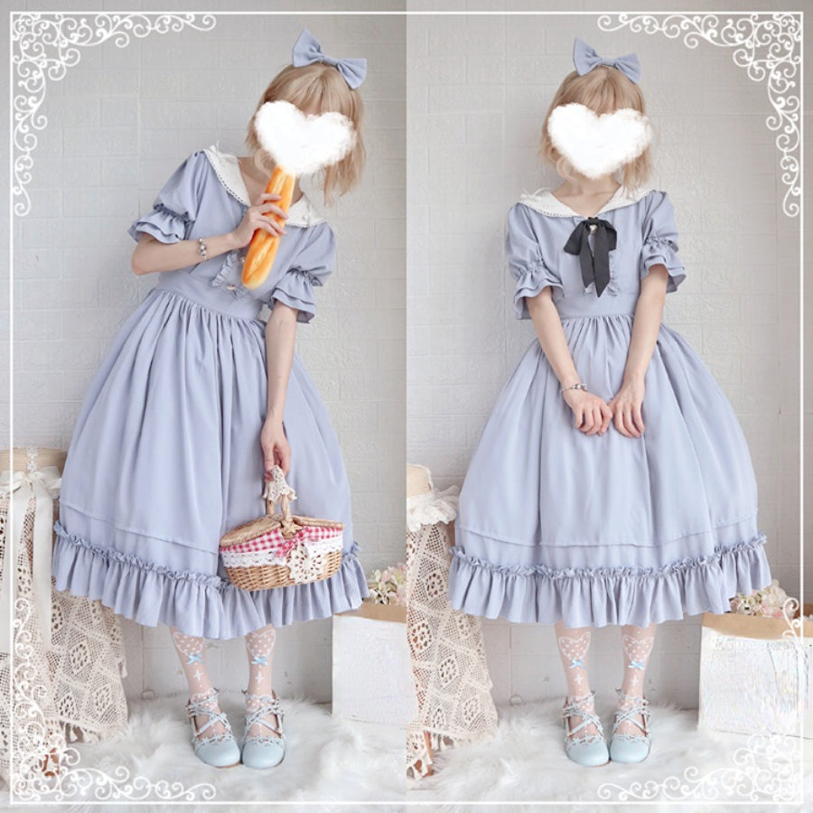 Elegant and Vintage Lolita Slim Dress