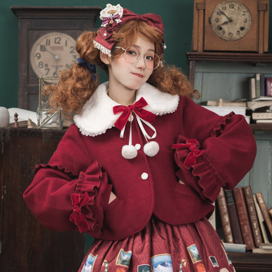 Winter Sweet and Lovely Lolita Woolen Coat