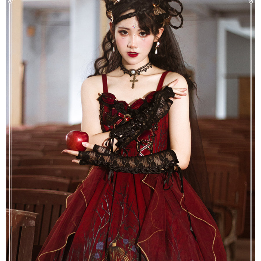 Vintage Elegant Gothic Lolita Slip Dress