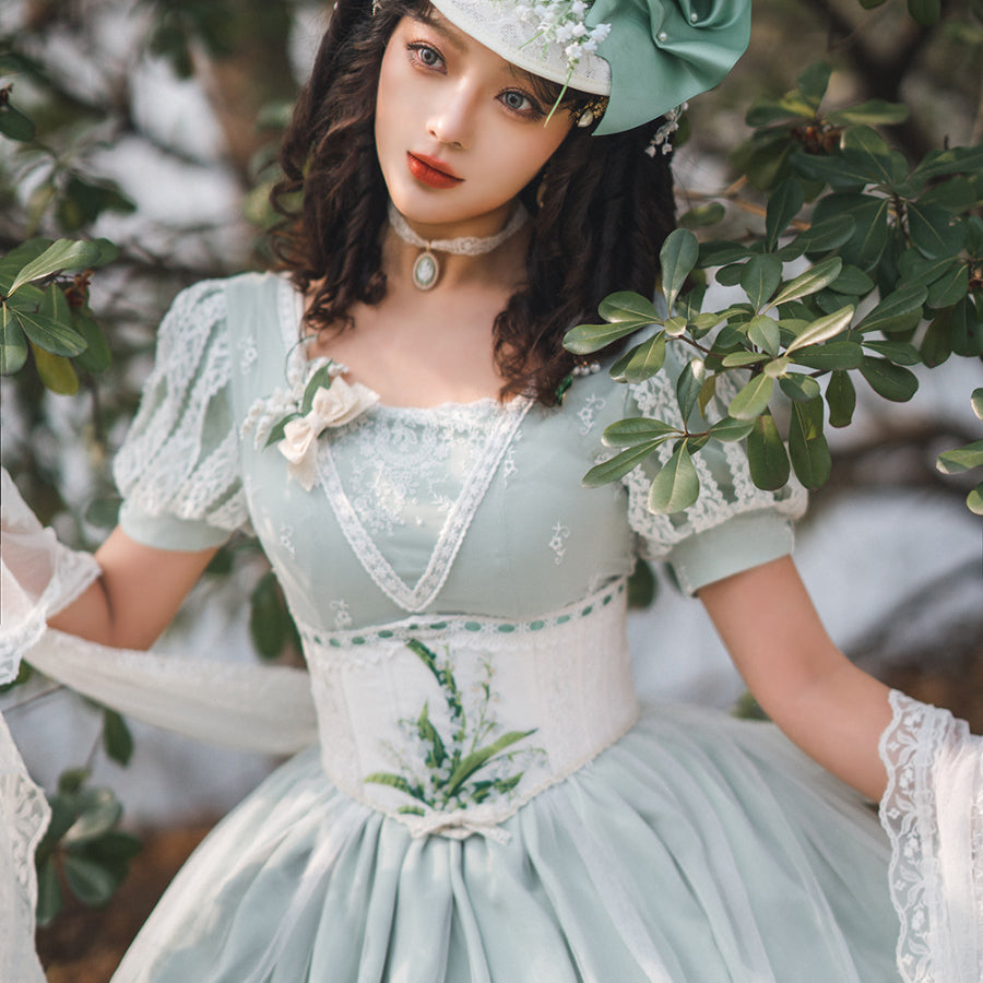 Lily of The Valley Elegant Lolita Corset