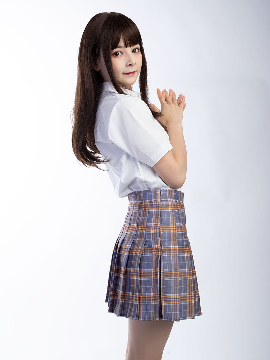 Jk High Waist Pleated Skirts C00169 School Uniform