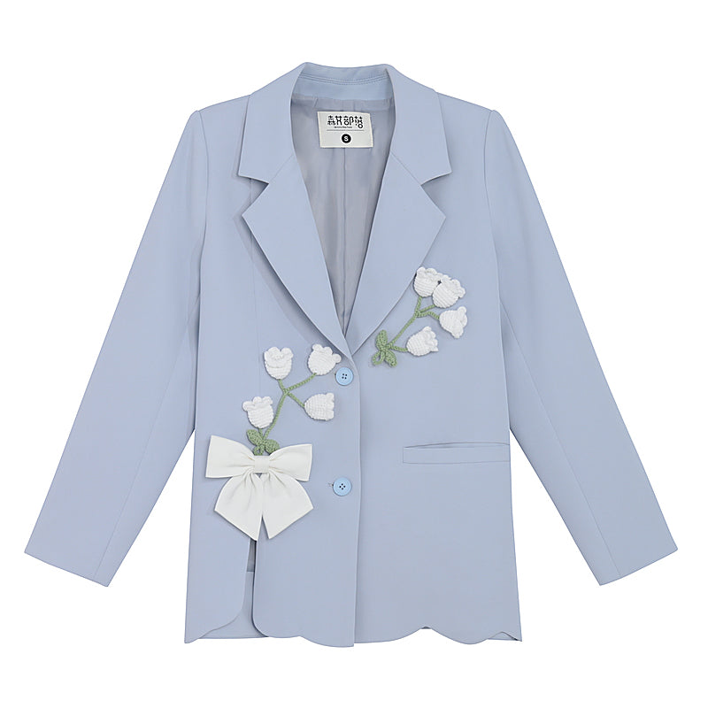 Autumn Sweet Campanula Suit Coat S22382