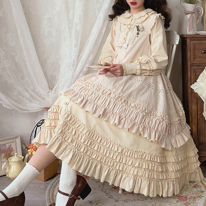 Autumn and Winter Retro Idyllic Lolita Dress