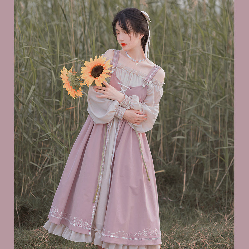 Summer Style Lolita Sweet Girl Fashion Dress