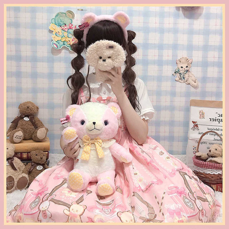 Sweet and Lovely Lolita Crossbody Bear Bag