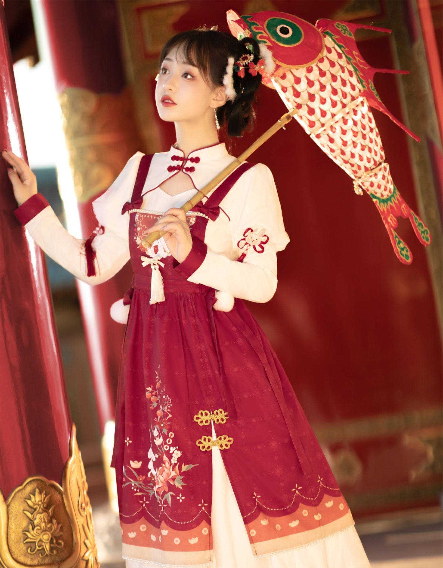 Chinese New Year Lolita Two-piece Dress