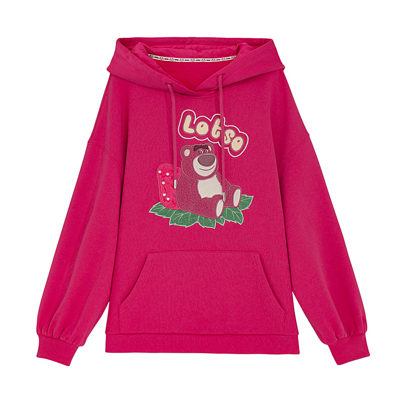 Strawberry Bear Autumn Hooded Plush Sweater