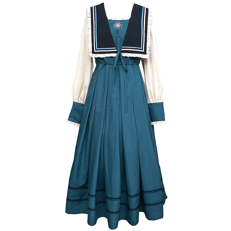 Autumn And Winter Embroidered Simple Cla Lolita Long Dress