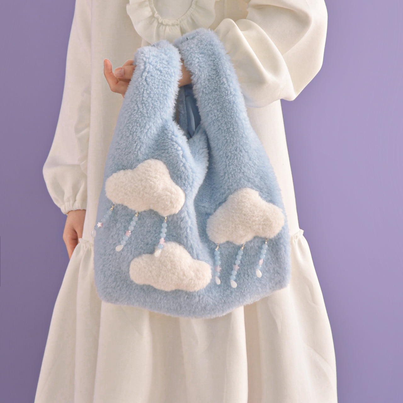 CoCopeaunts Winter Plush Cloud Bag for Women Luxury Brand Winter