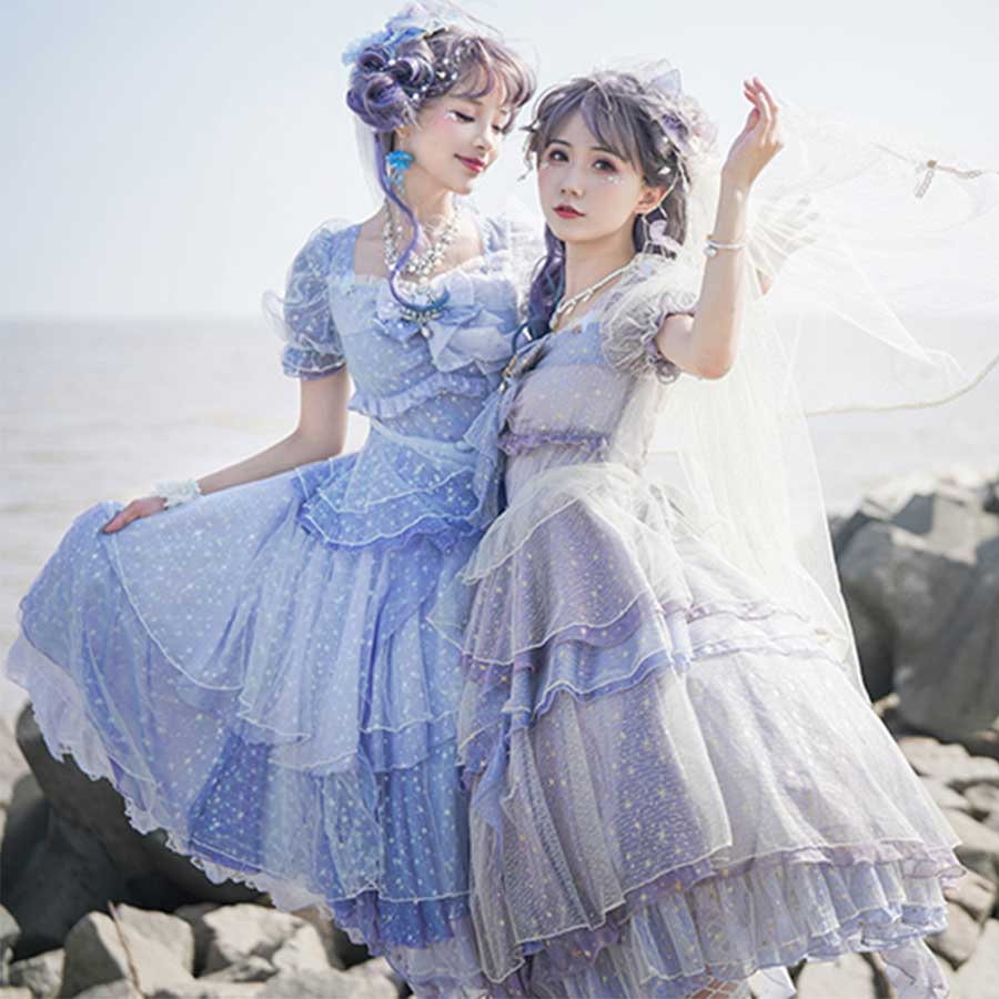 Lolita Elegant Girl Princess Gauze Dress