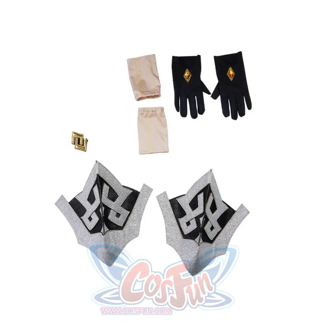 Genshin Impact Morax Rex Lapis Zhongli Cosplay Costume C07433  A