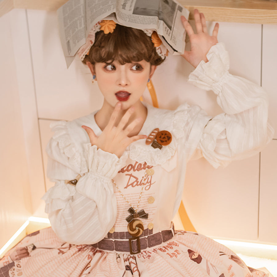 Chocolate Daily Sweet and Lovely Lolita Short Sleeve Shirt