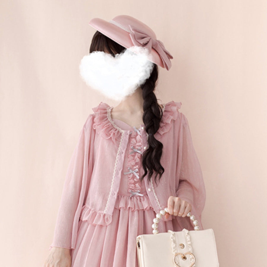 Elegant Lolita Lace Long Sleeve Sunscreen Shirt