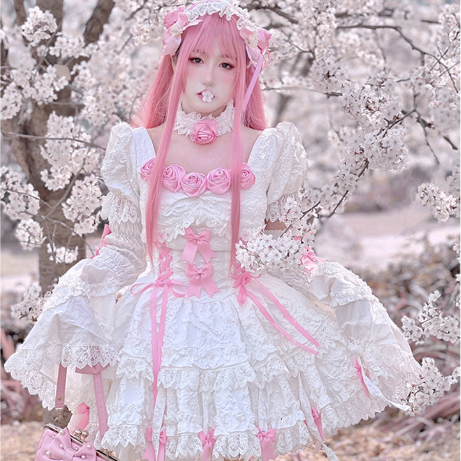 Original Fairy Sweet Lolita Short-sleeved Dress Sets