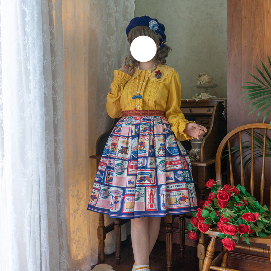 American Style Vintage Daily Lolita Skirt