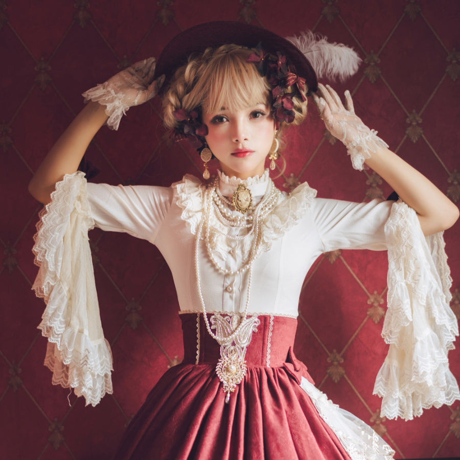 Elizabeth Elegant and Vintage Lolita Long Sleeve Shirt