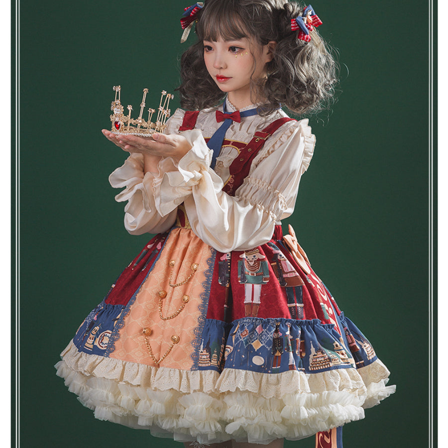 Christmas The Nutcracker Lolita Jumper Skirt Sets