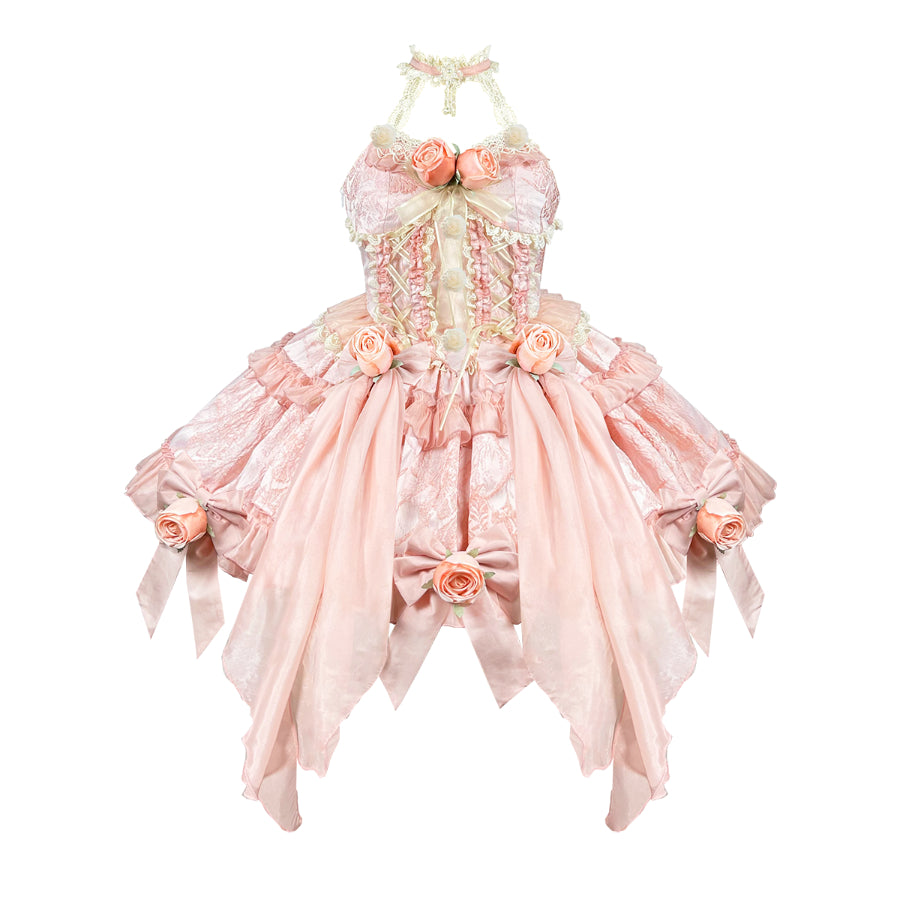 Original Sweet Fairy Rose Lolita Princess Dress Sets S22634