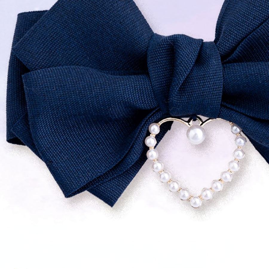 Lovely Lolita Sweet Heart Bowknot Hairpin