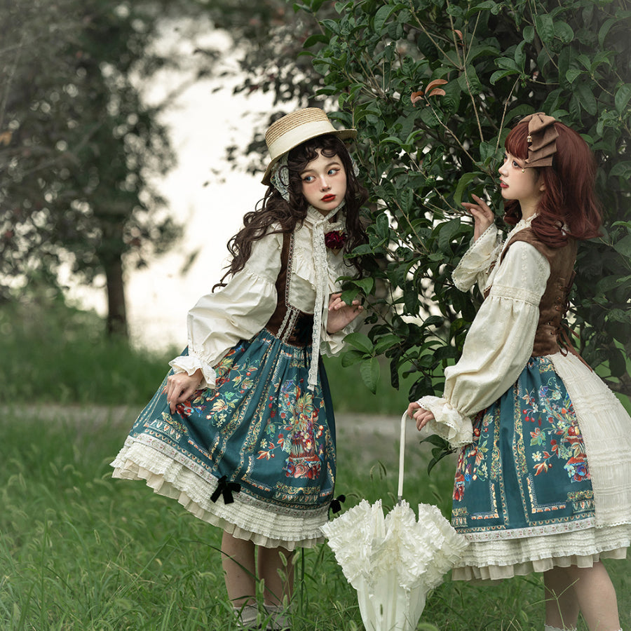 Bavaria Style Elegant Lolita Short Skirt