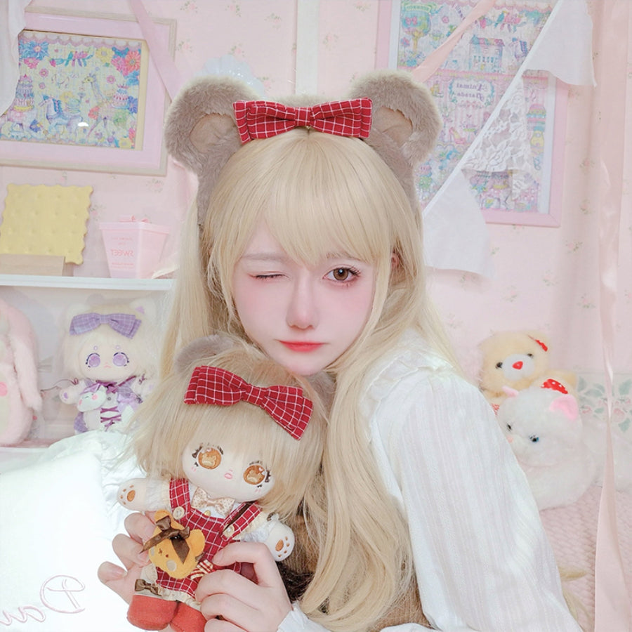 Lovely and Sweet Lolita Bear and Cat Hairband