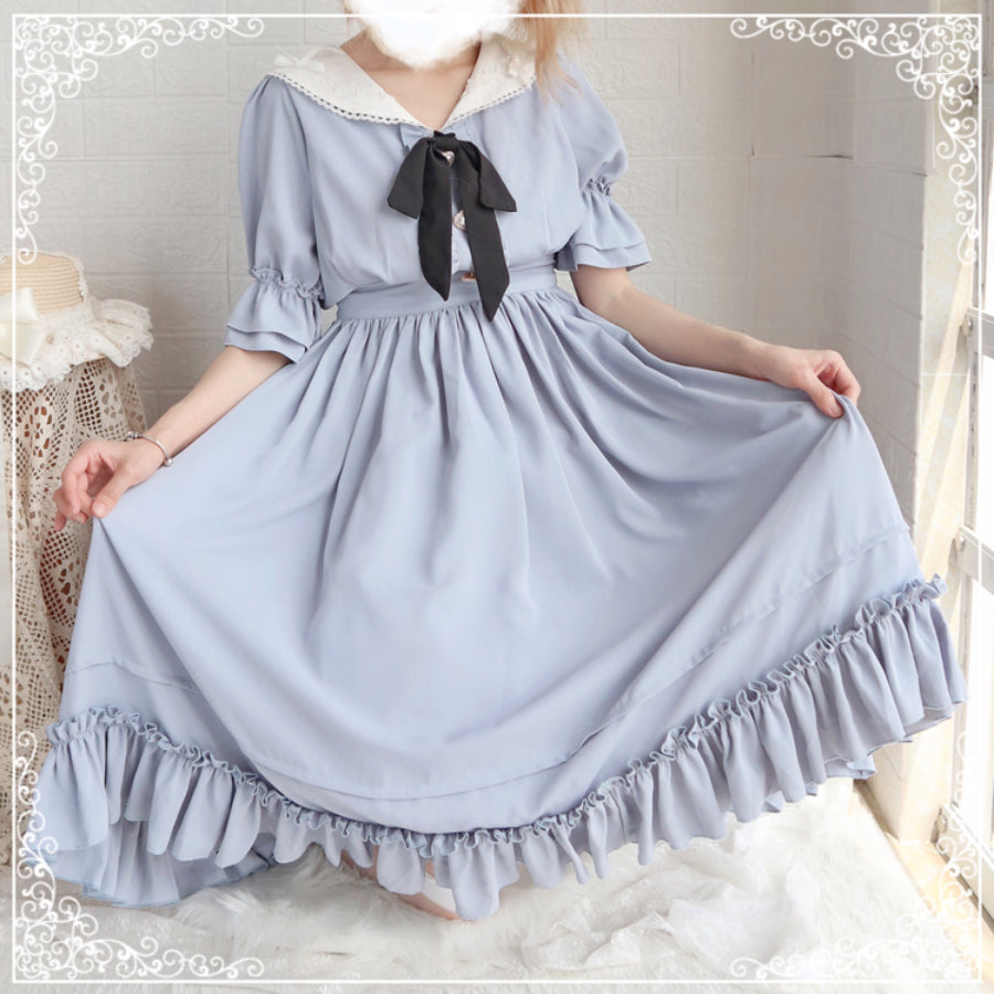 Elegant and Vintage Lolita Slim Dress