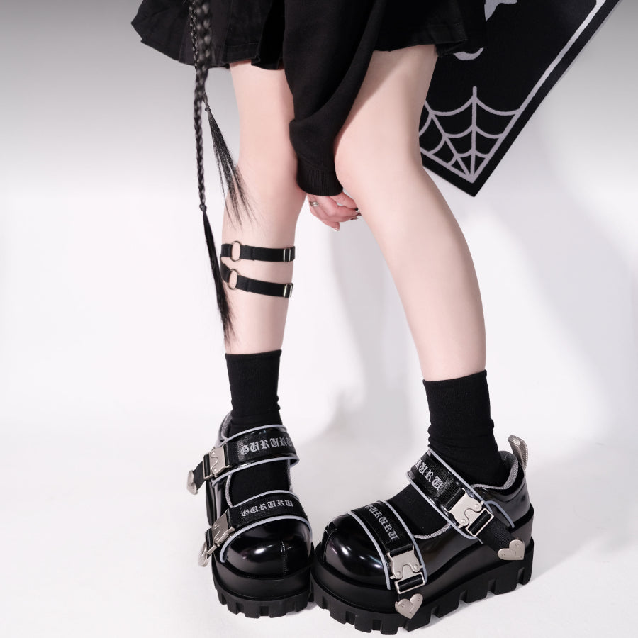 Original Cool Lolita High Heel Thick Soled Shoes