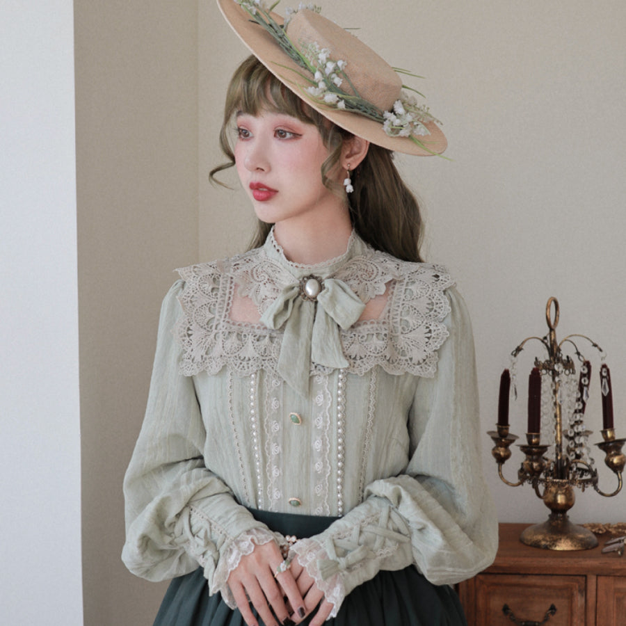 Daily Elegant Vintage Lolita Skirt and Shirt