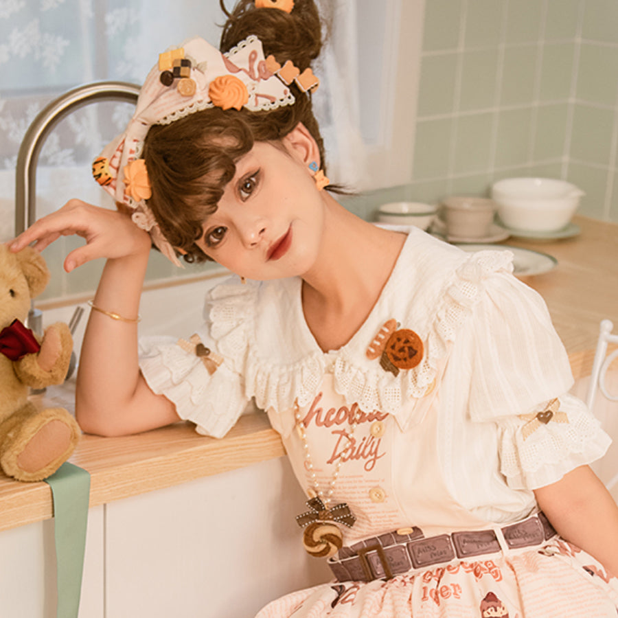 Chocolate Daily Sweet and Lovely Lolita Short Sleeve Shirt