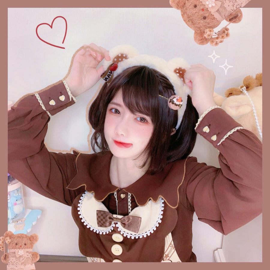 Daily Sweet Lolita Bear Ear Hairband