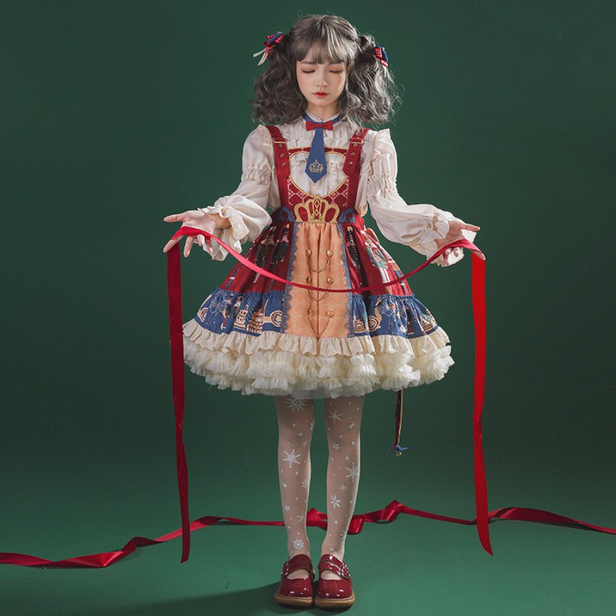 Christmas The Nutcracker Lolita Jumper Skirt Sets