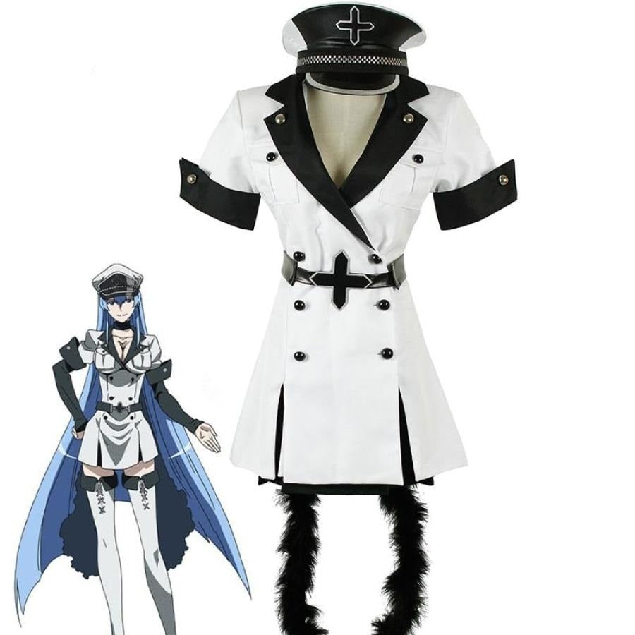 Akame Ga Kill! Jaegers Esdeath Cosplay Costume