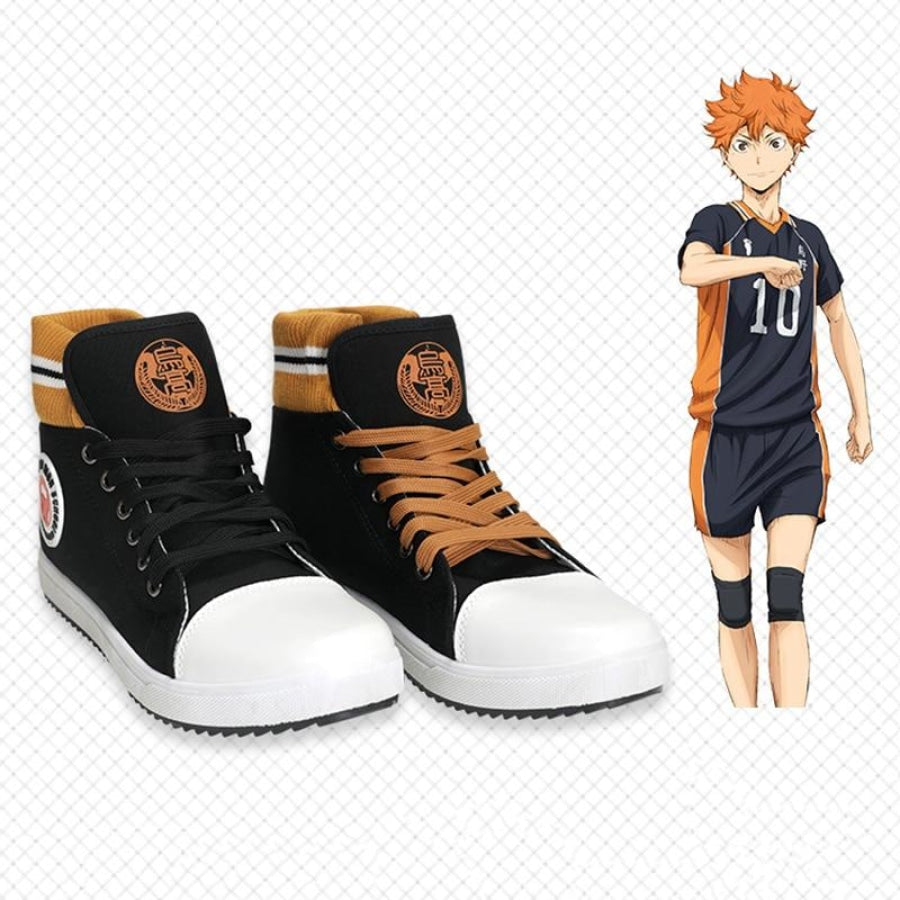 Anime Haikyu!! Cosplay Shoes Hinata Shoyo Cosplay Canvas Shoes Hallow -  cosfun