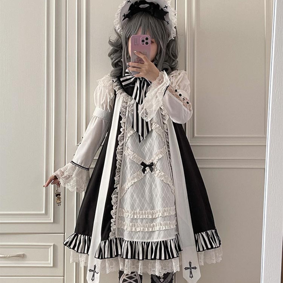 Magician Gothic Lolita Long-sleeved Dress S22496