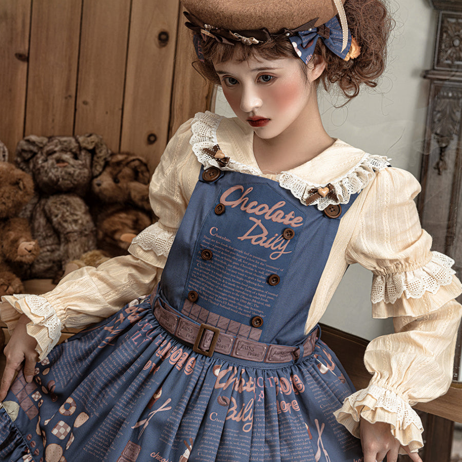 Chocolate Daily Sweet and Lovely Lolita Short Sleeve Shirt