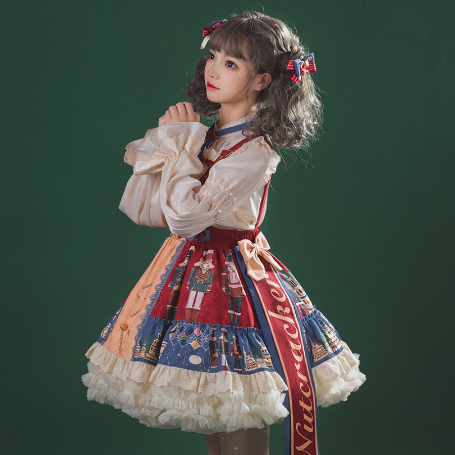 Christmas The Nutcracker Lolita Jumper Skirt Sets